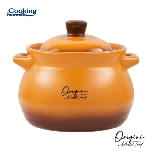 Oala Ceramica cu Capac Cooking by Heinner Nicolai Tand, 2 L, 12 x 11 cm