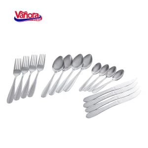 Set Tacamuri din Inox 16 Piese Vanora Home Inga, pentru 4 Persoane