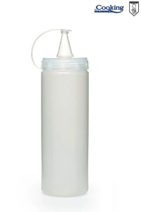Sticla Dispenser pentru Sosuri 500 ml Transparenta din Plastic – Chef Line Cooking by Heinner