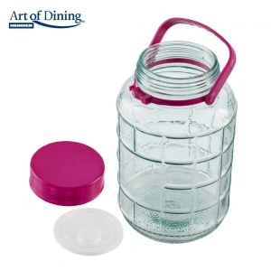 Borcan sticla cu capac plastic 5L Art of Dining Heinner