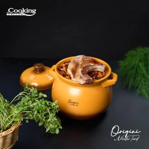 Oala ceramica cu capac Nicolai Tand 4.5 L | Heinner