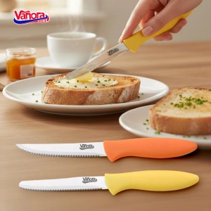 Set 2 Cutite Universale Nera Vanora Home | Cutite Bucatarie