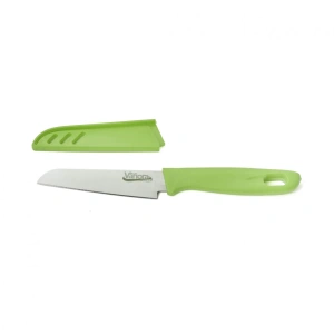 Cutit de Bucatarie Vanora Home cu Teaca, Lama 9,5 cm, Verde