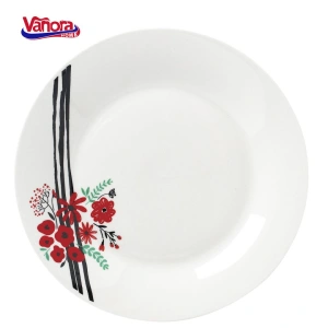 Farfurie Intinsa din Portelan Lera, 23 cm – Farfurie pentru Servire si Masa