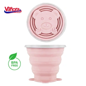 Pahar pliabil silicon 270 ml - Portabil si reutilizabil