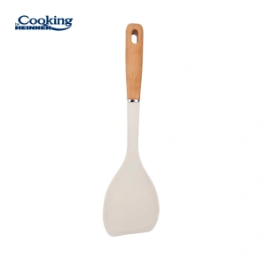 Spatula din Silicon Heinner CULINAR, 35 x 9.5 cm, cu Maner din Lemn
