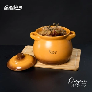 Oala ceramica cu capac Nicolai Tand 3 L | Heinner