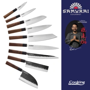 Cutit Nakiri 18 cm Rikito Watanabe Samurai Gourmet | Heinner