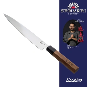 Cutit Sujihiki 24 cm Rikito Watanabe Samurai Gourmet, Cooking by Heinner, lama inox