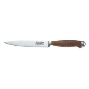 Cutit Universal 15 cm Maestro Cooking by Heinner – Lama Inox si Maner din Lemn de Nuc