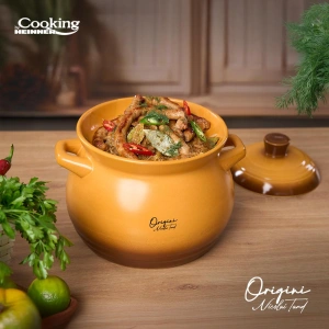 Oala ceramica cu capac Nicolai Tand 6 L | Heinner