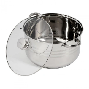 Oala Heinner Myra Inox 30 cm, 12 L, cu Capac, Inductie
