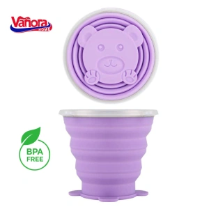 Pahar pliabil silicon 270 ml - Portabil si reutilizabil