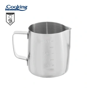 Cana inox pentru lapte Heinner Chef Line, 350 ml, otel inoxidabil, argintiu