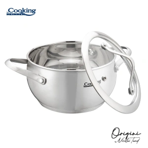 Cratita Inox cu Capac 1.8 L 16x9 cm Nicolai Tand | Heinner