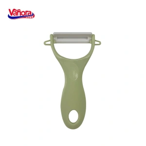 Curatator Legume cu Lama Ceramica 13 x 7,6 cm, Verde, Vanora Home