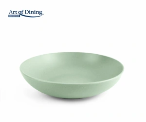 Farfurie Adanca Ceramica 20 cm Yvonne Heinner, Verde