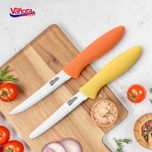 Set 2 Cutite Universale Nera Vanora Home | Cutite Bucatarie