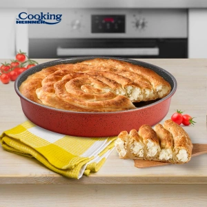 Tava Rotunda Cuptor 40 cm cu Acoperire Ceramica | Anca