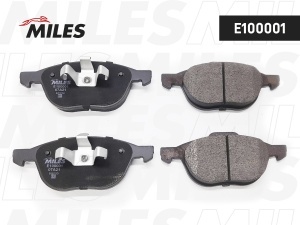 MILES E100001 Prednje Kočione Pločice