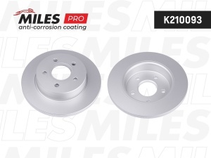 MILES K210093 Zadnji Kočioni Diskovi 265 mm (5x108)