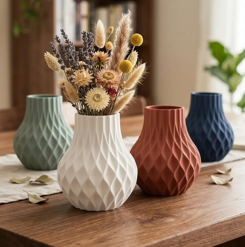Vaze Decorative 3D – Design Modern pentru Interior