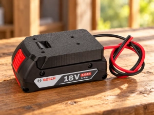 Adaptor Acumulator Bosch 18V cu Fire – Conector Baterie pentru Proiecte DIY - Img 2