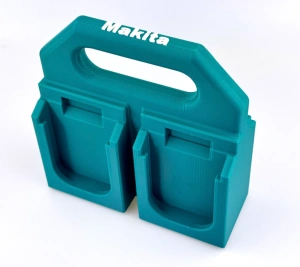 Suport 4 Acumulatori Makita 18V LXT – Suport pentru Transport Baterii cu Mâner - Img 3