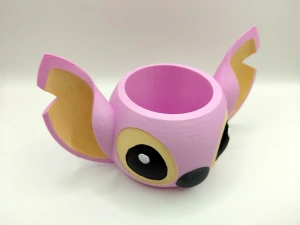 Ghiveci pentru Grâu de Sfântul Andrei „Stitch & Angel” – Suport Decorativ 3D pentru Tradiția Grâului încolțit - Img 6