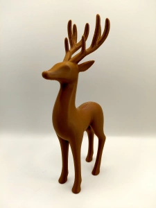 Set 2 figurine decorative 3D – Ren și Căprioară pentru Aranjamente și Decor de Crăciun - Img 5