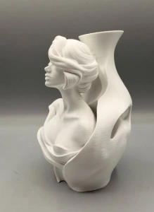 Vază „Aphira” 3D – Vază Decorativă Sculpturală cu Siluetă Feminină - Img 2