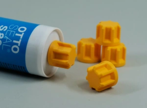 Set 3 Capace pentru Tuburi de Silicon / Mastic – Capace Etanșe pentru Cartușe de Silicon