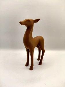 Set 2 figurine decorative 3D – Ren și Căprioară pentru Aranjamente și Decor de Crăciun - Img 3