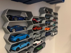 Organizator Raft Hexagonal pentru Mașinuțe Hot Wheels – 10 Poziții - Img 5