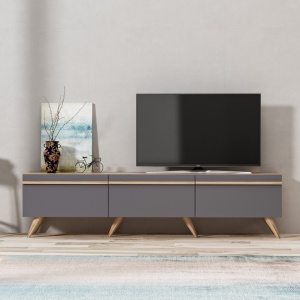 Έπιπλο TV Amsterdam Ανθρακί