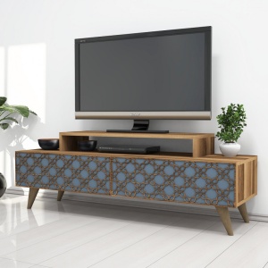 Έπιπλο TV City Walnut-Chalcedony