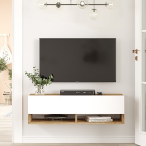 Έπιπλο TV FR13 Athlantic Pine-Λευκό