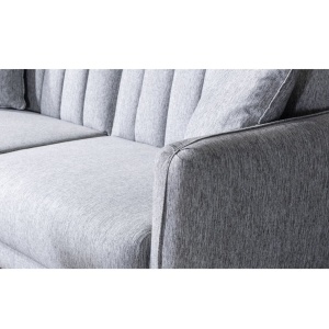 Αναδιπλούμενος καναπές 3 θέσεων Aqua Γκρι 210x85x82 cm - Img 4