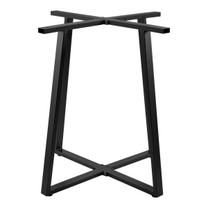 Βάση για επιφάνεια τραπεζιού, Mulbe I, Μαύρο, 50x50x90 cm - Img 2