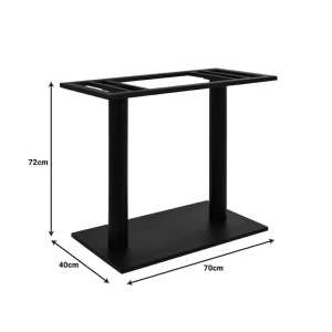 Βάση για επιφάνεια τραπεζιού Soign Pako World Μαύρο 80x40x72 cm - Img 2