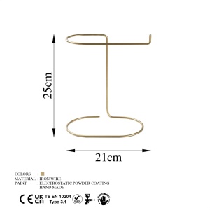 Βάση κοσμημάτων TK-002 Χρυσό 21x25x14 cm - Img 8