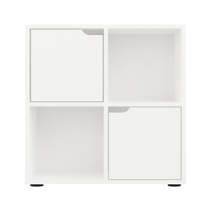 Βιβλιοθήκη Bookel, Pako World, Λευκό, 59x27x60 cm - Img 3