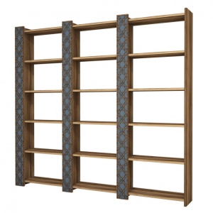 Βιβλιοθήκη City 3 - Walnut, Chalcedony - Img 3