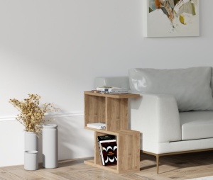 Βοηθητικό τραπεζάκι Zet - Walnut