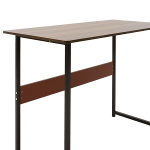 Γραφείο Fulk Walnut - Μαύρο 100x48x72 cm - Img 4