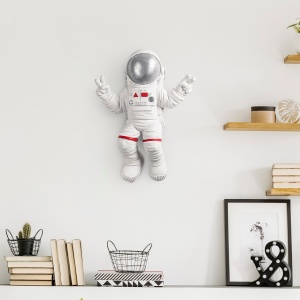 Διακοσμητικό Τοίχου Yak-001 Astronaut, Λευκό, 35x47x10 cm - Img 5