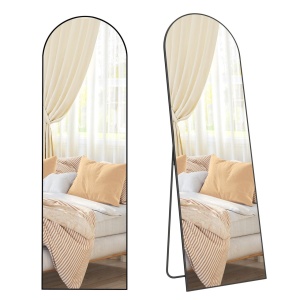 Επιδαπέδιος καθρέφτης Μαύρο Songmics 160x50x1.3 cm - Img 5