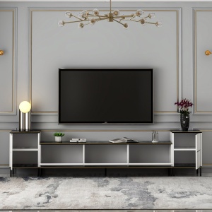 Έπιπλο TV Imaj Λευκό 180x45.2x35 cm - Img 5