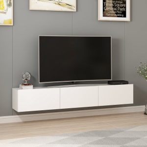 Έπιπλο TV Rigel Λευκό 180x30x32 cm - Img 2