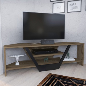 Έπιπλο TV Sares-Oud Oak, Μαύρο - Img 2